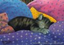 Cats Art by Renate Koblinger.