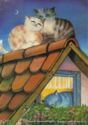 Cats Art by Renate Koblinger.