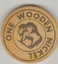 ONE WOODEN NICKEL - Highspire, Pa.