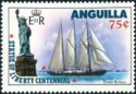 Statue of Liberty and Cadet Ship "Sir Winston Churchill", GB
