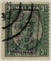 Sultan Abu Bakar of 1935-1941 Handstamped with Chop