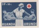 Red Cross of Ruanda-Urundi - Nurse with Children
