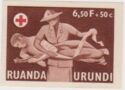 Red Cross of Ruanda-Urundi - Nurse applies a Bandage