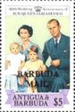 Royal Family, 1952 - Overprinted