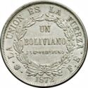 1 Boliviano (25Gms 9Ds)