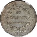 1 Boliviano (25 Gs 9Ds FINO)