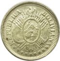 10 Centavos (Reduced size lettering, bar between CENTS and 9D)