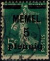 The Sower, Surcharged and Overprinted 'MEMEL'