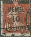 The Sower, Surcharged and Overprinted 'MEMEL''
