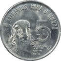 5 Centavos (“5” over wavy lines)