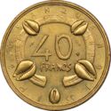 40 CFA Francs (No Date)