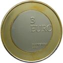 3 Euro (100th Anniv. of the accession of the Prekmurje region to Slovenia)