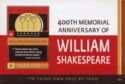 William Shakespeare 100th Memorial Anniversary