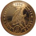10 Ecu (XVII Winter Olympics in Lillehammer)