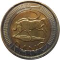 5 Rand (Ningizimu Afrika - Afrika Dzonga. Swazi & Tswana)