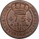 75 Réis ( M - Minas Gerais)