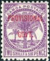 Overprinted in Red