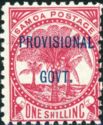 Overprinted in Blue
