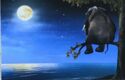 Elephant sitting on a Tree