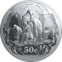 50 Cents (Marine Protected Areas. Prince Edward Islands - King penguin)
