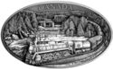 250 Dollars (100th Anniversary of CN Rail. Concave Ultra-High Relief)