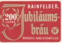 Hainfelder Jubiläumsbräu 14
