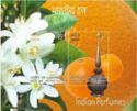 Indian Perfumes : Orange Blossom Souvenir Sheet
