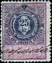 Stempel Marke 1893 25kr