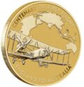 1 Dollar (100th Anniversary of the First Flight England to Australia. Coin & Stamp)
