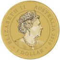 1 Dollar (100th Anniversary of the First Flight England to Australia. Coin & Stamp)