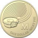 1 Dollar (The Great Aussie Coin Hunt - Letter M - Meat pie)