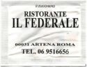 Benito Mussolini - Ristorante Il Federale