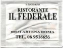 Benito Mussolini - Ristorante Il Federale