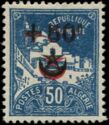 La Pecherie Mosque, double overprint & surcharge
