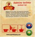 Babkine bylinky bylinný čaj, darker colour, glossy