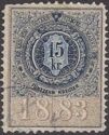 Stempel Marke 1883 15kr