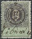 Stempel Marke 1883 12kr