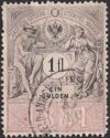 Stempel Marke 1881 1fl