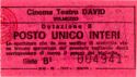 Cinema Teatro DAVID - Posto Unico Interi