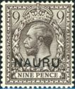 King George V - Overprinted 'NAURU'