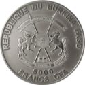 5,000 CFA Francs (Smilodon. 4 Oz)