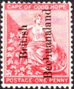 Cape of Good Hope stamps overprinted reading upwards