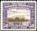 Mount Kinabalu - overprinted