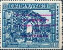 Interfer ´73 Guatemala, overprinted in red
