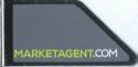 Logo background grey yellow white backside: MARKETAGENT.COM
