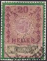 Stempel Marke 1898 20 heller
