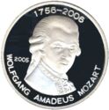 500 CFA Francs (250th anniversary of birth composer Wolfgang Amadeus Mozart)