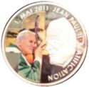 100 CFA Francs (Beatification of Pope John Paul II)