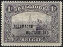 Overprint "ALLEMAGNE DUITSCHLAND" on Antwerp - Perf. 15