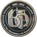 250 Escudos (50th Anniversary of OUA. Silver)